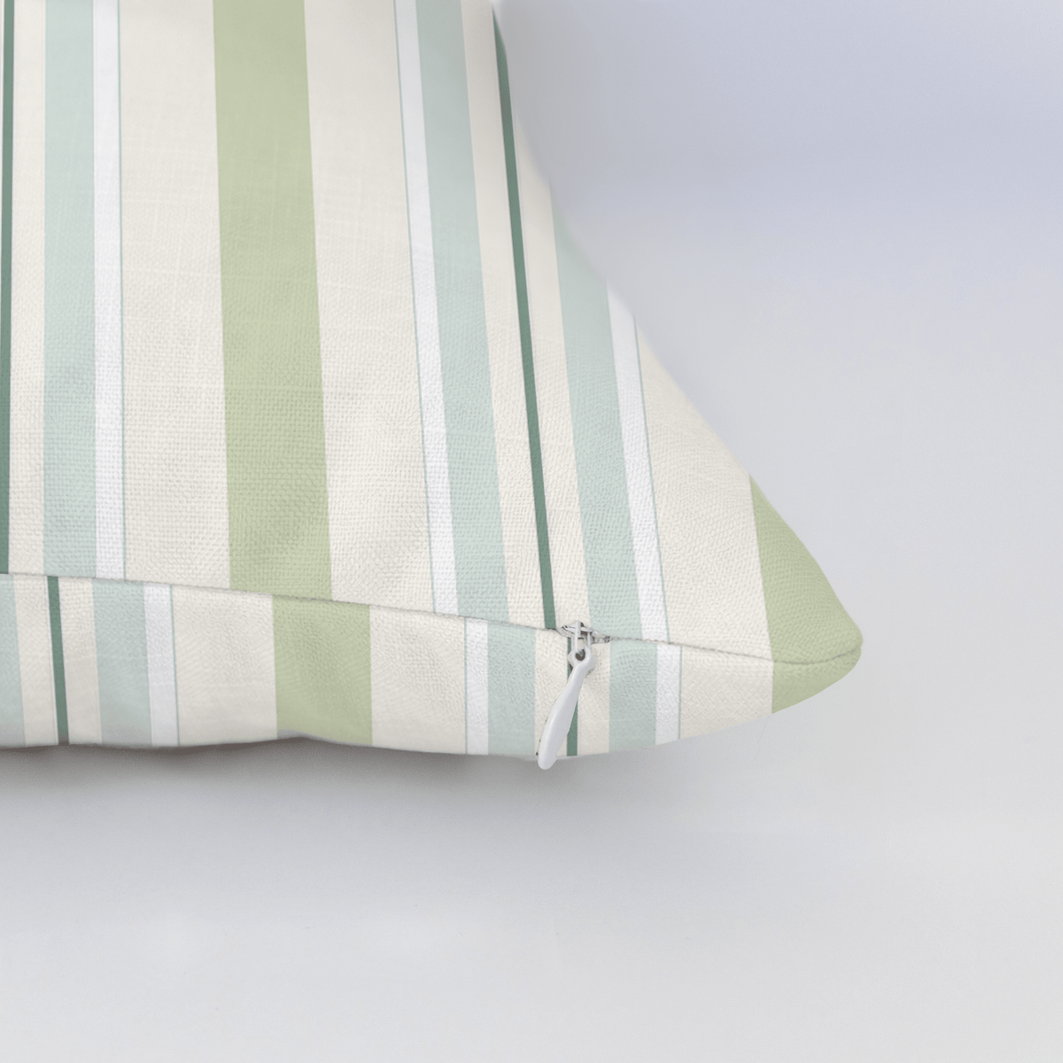 Mint To Be Stripes Throw Pillow - Lemon Park