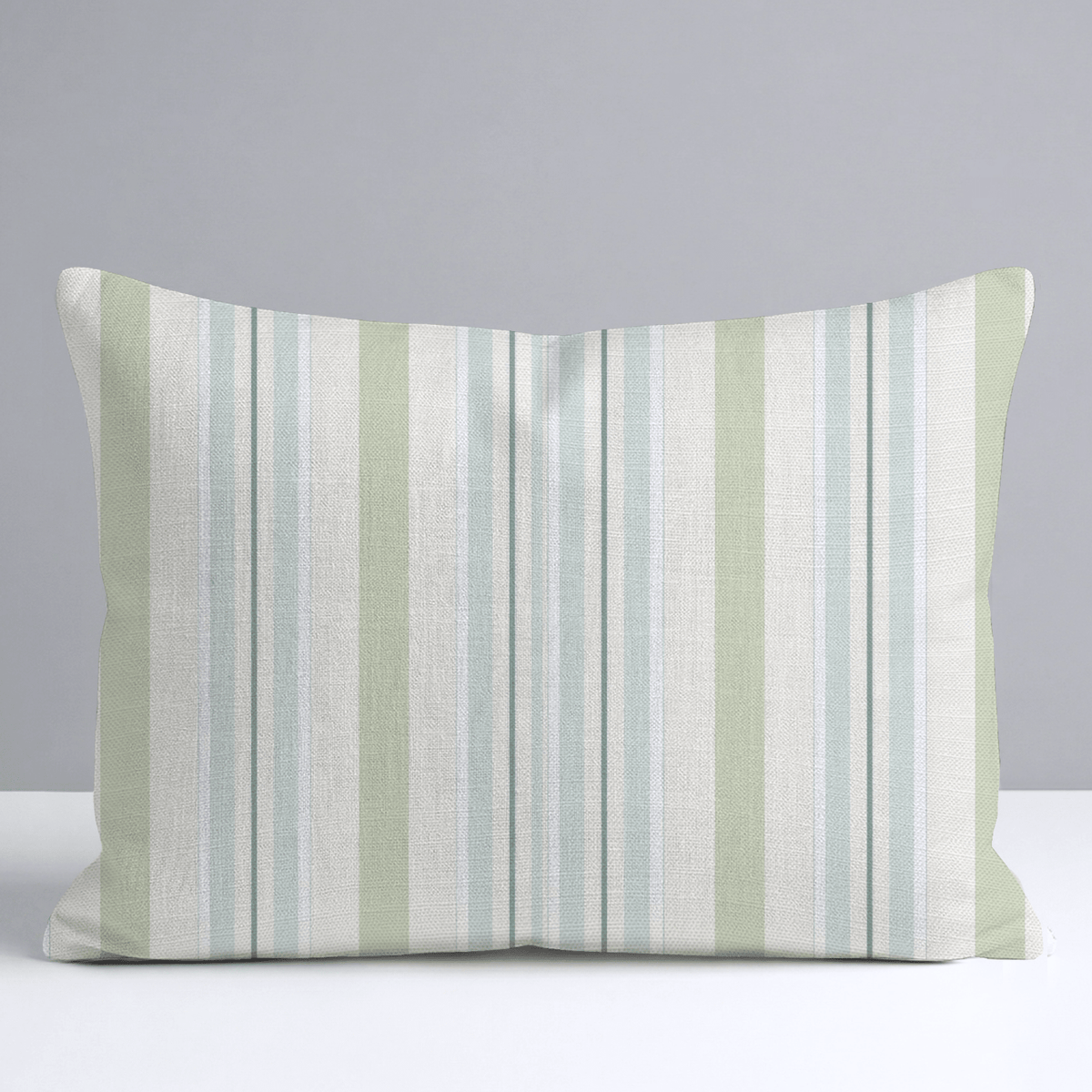 Mint To Be Stripes Throw Pillow - Lemon Park