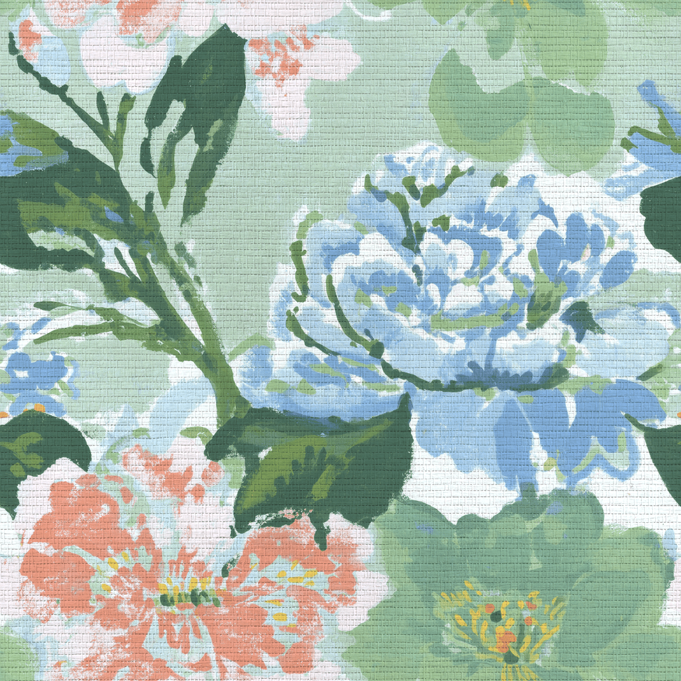 Mirabelle Faux Grasscloth Wallpaper - Lemon Park