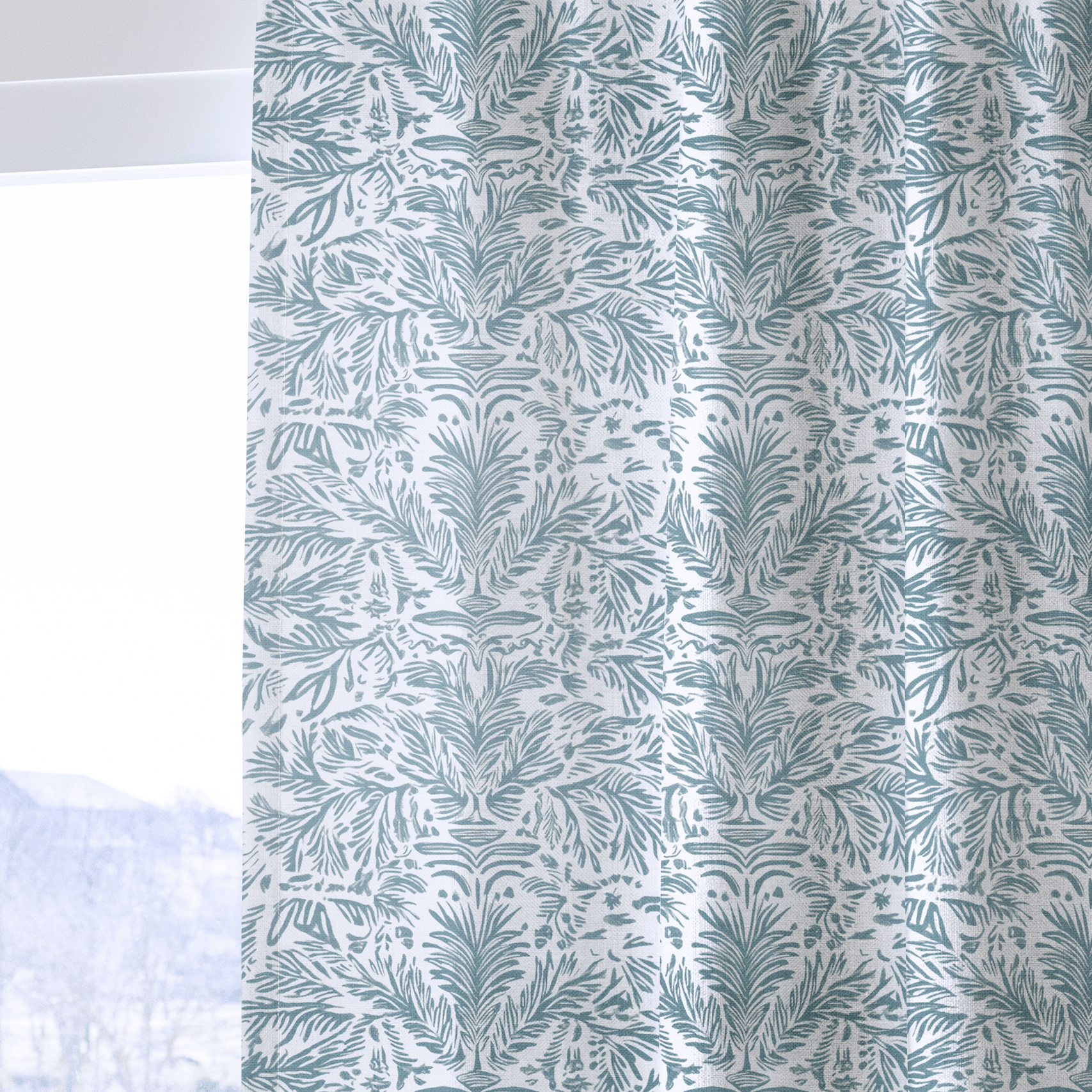 Miss Magnolia Blue - Drapery - Lemon Park