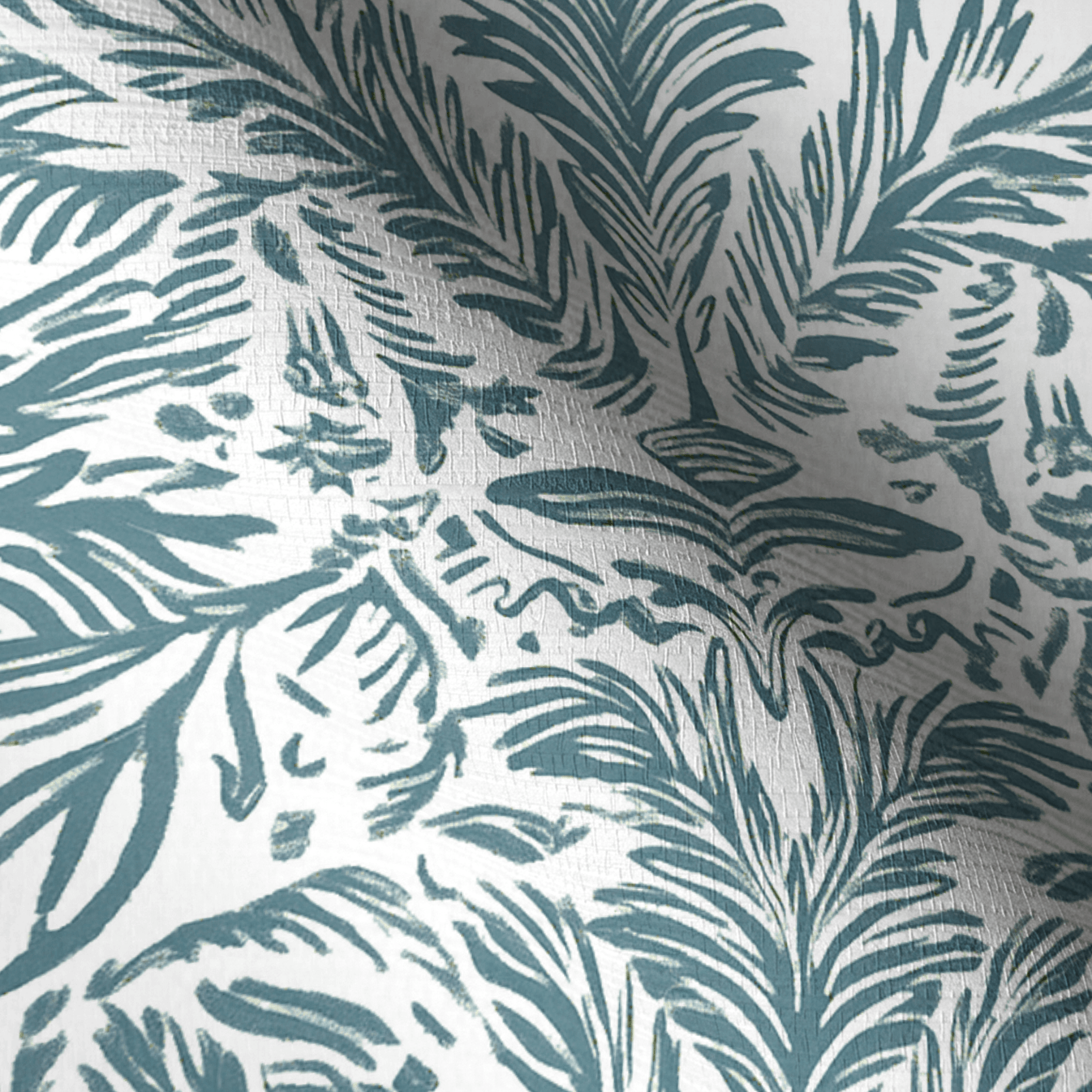 Miss Magnolia Blue Faux Grasscloth Wallpaper - Lemon Park