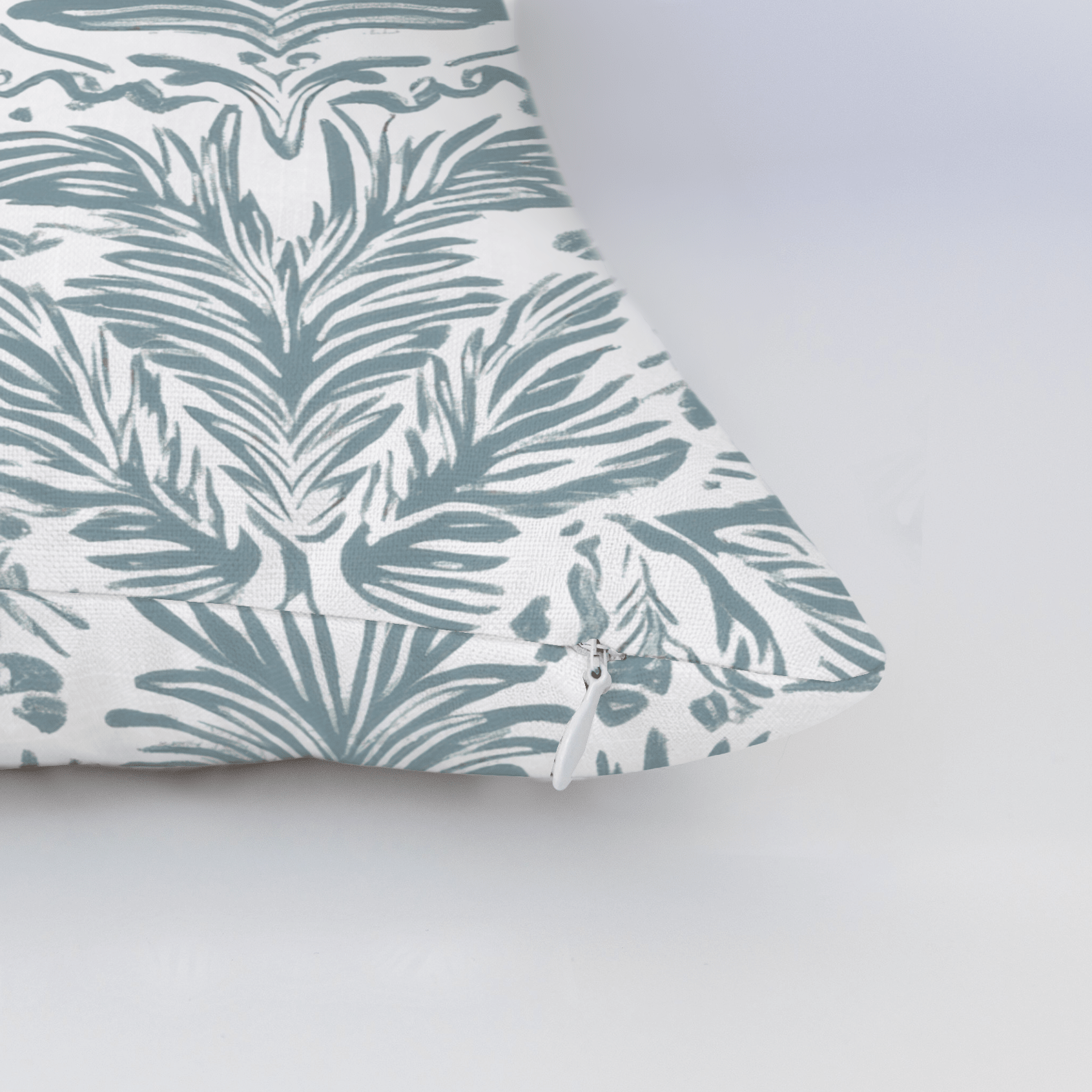 Miss Magnolia Blue Throw Pillow - Lemon Park