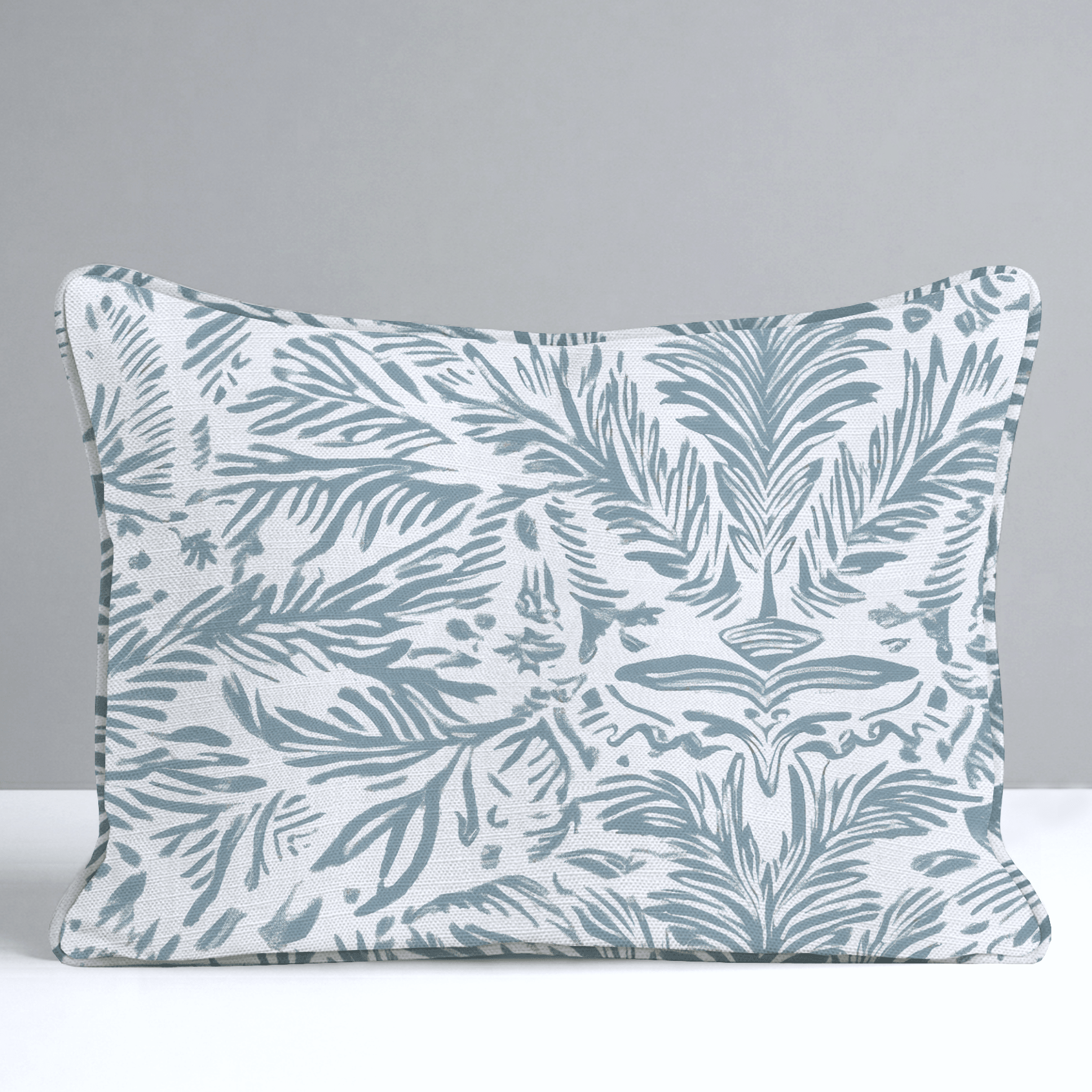 Miss Magnolia Blue Throw Pillow - Lemon Park