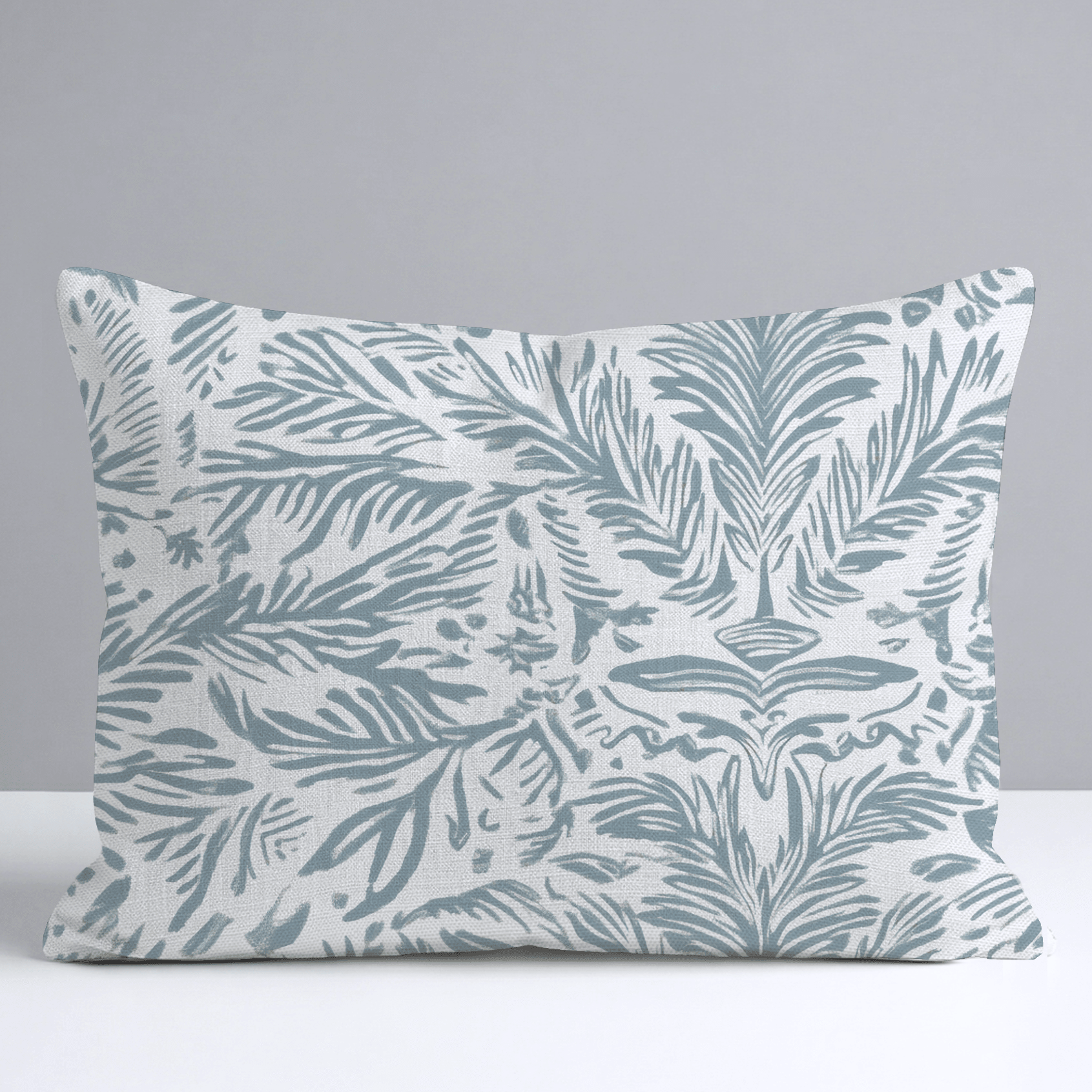 Miss Magnolia Blue Throw Pillow - Lemon Park