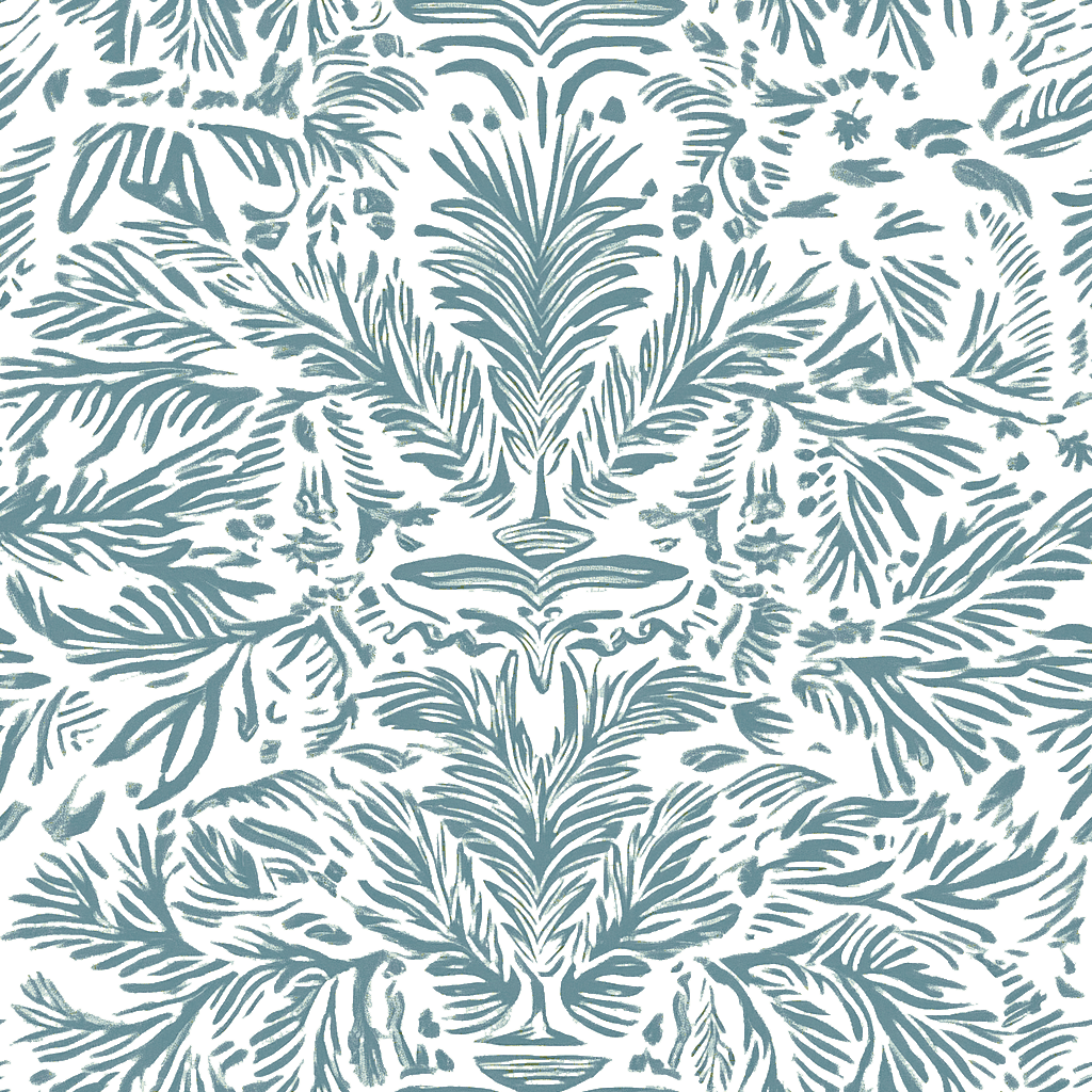 Miss Magnolia Blue Wallpaper - Lemon Park