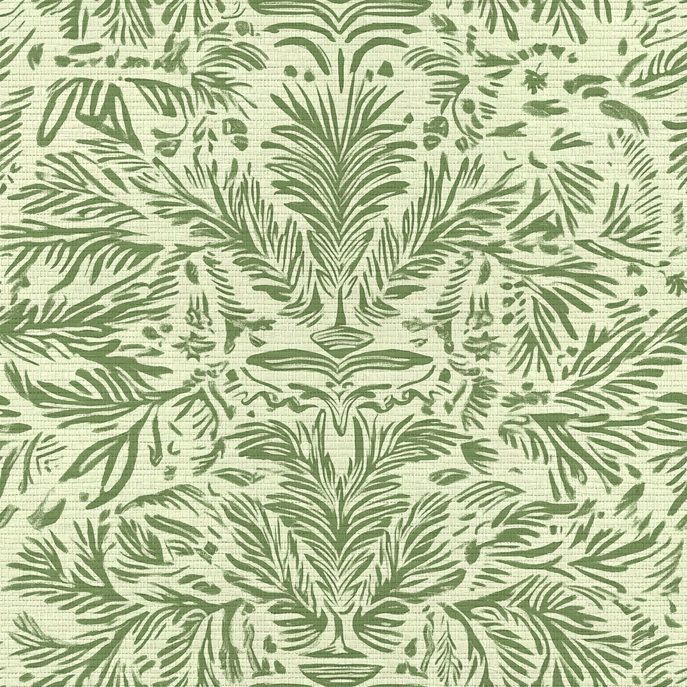 Miss Magnolia Faux Grasscloth Wallpaper - Lemon Park
