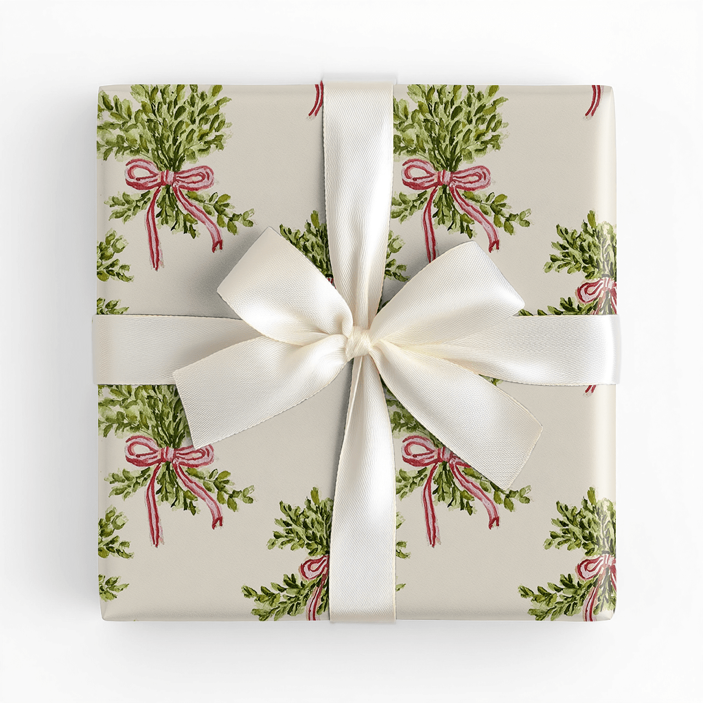 Mistletoe Margot - Wrapping Paper - Lemon Park