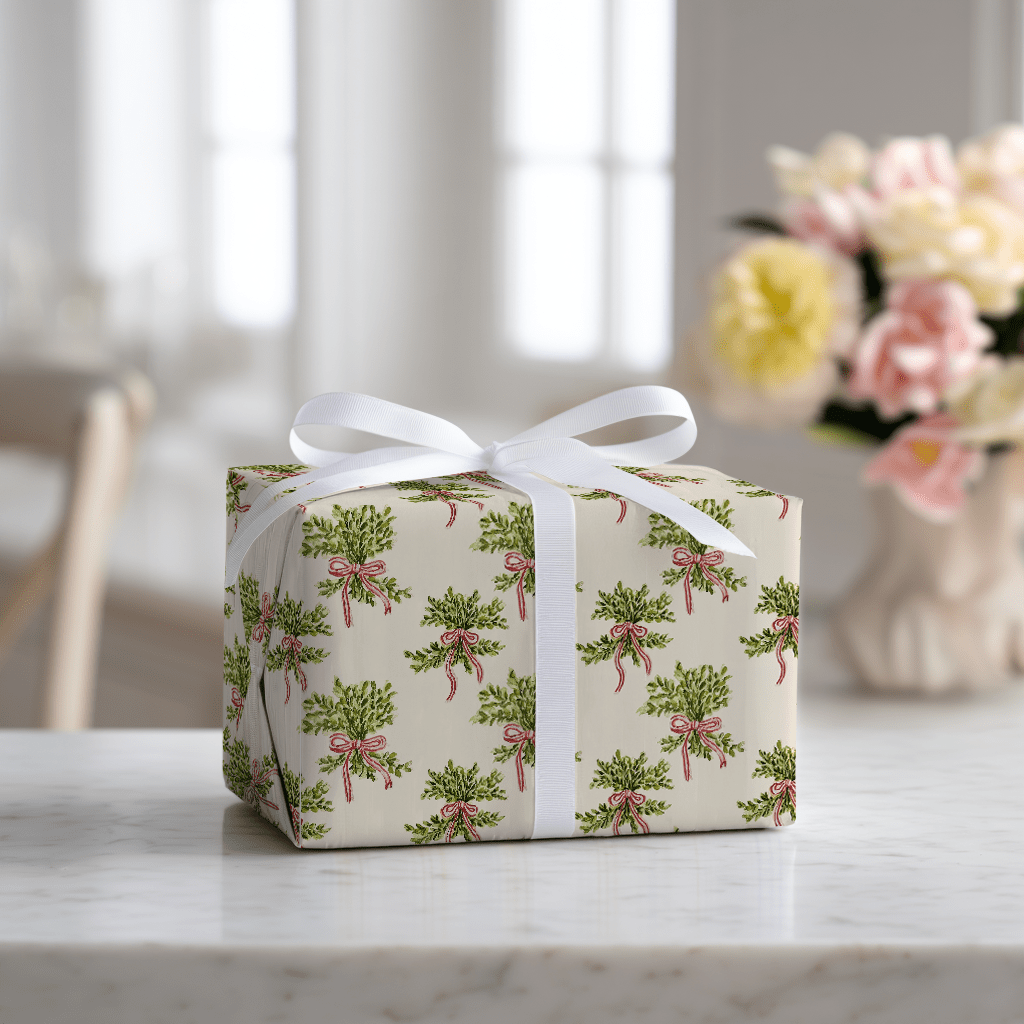Mistletoe Margot - Wrapping Paper - Lemon Park