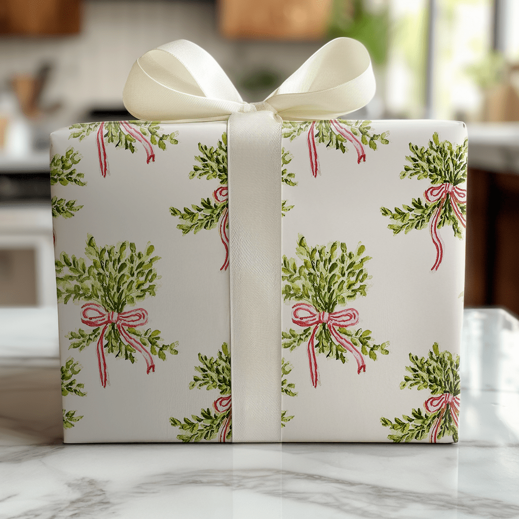 Mistletoe Margot - Wrapping Paper - Lemon Park