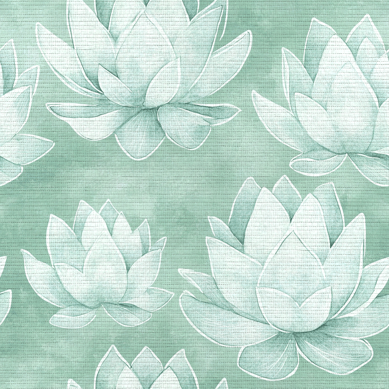 Misty Bloom Faux Grasscloth Wallpaper - Lemon Park