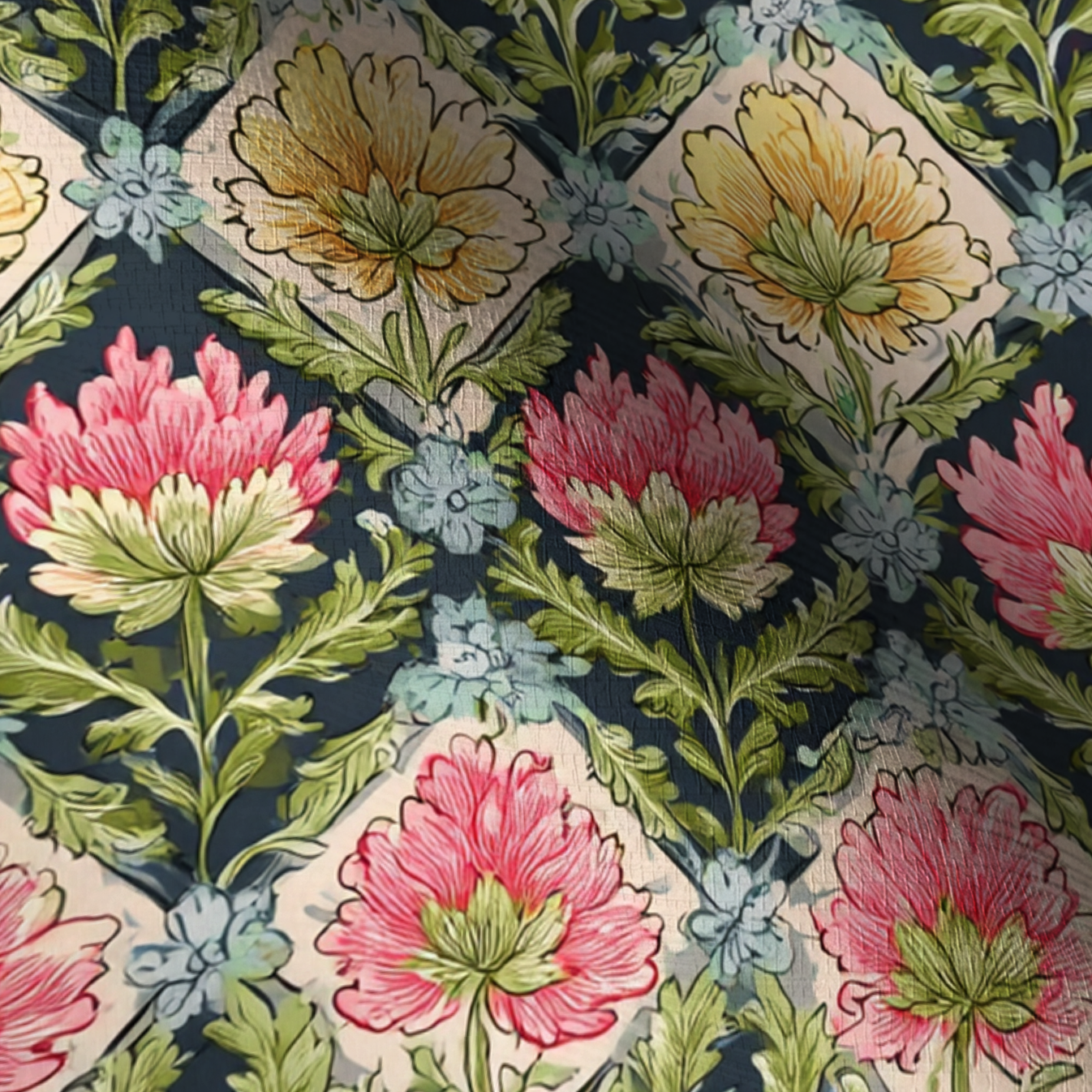 Misty Morning Faux Grasscloth Wallpaper - Lemon Park