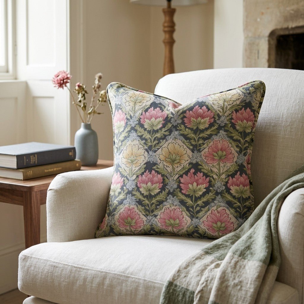 Misty Morning Throw Pillow - Lemon Park