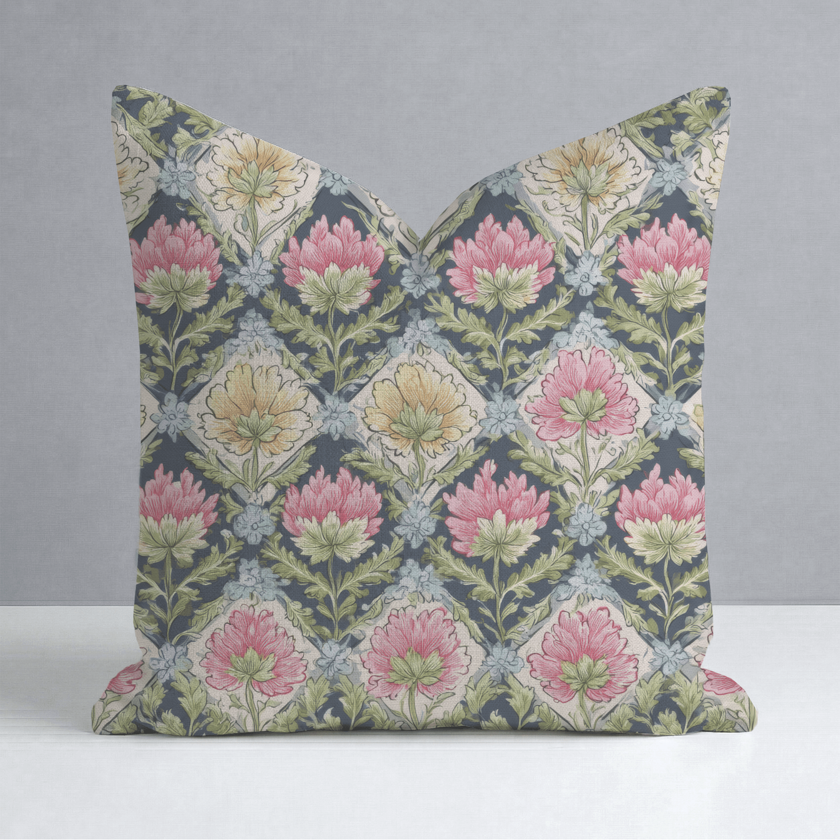 Misty Morning Throw Pillow - Lemon Park