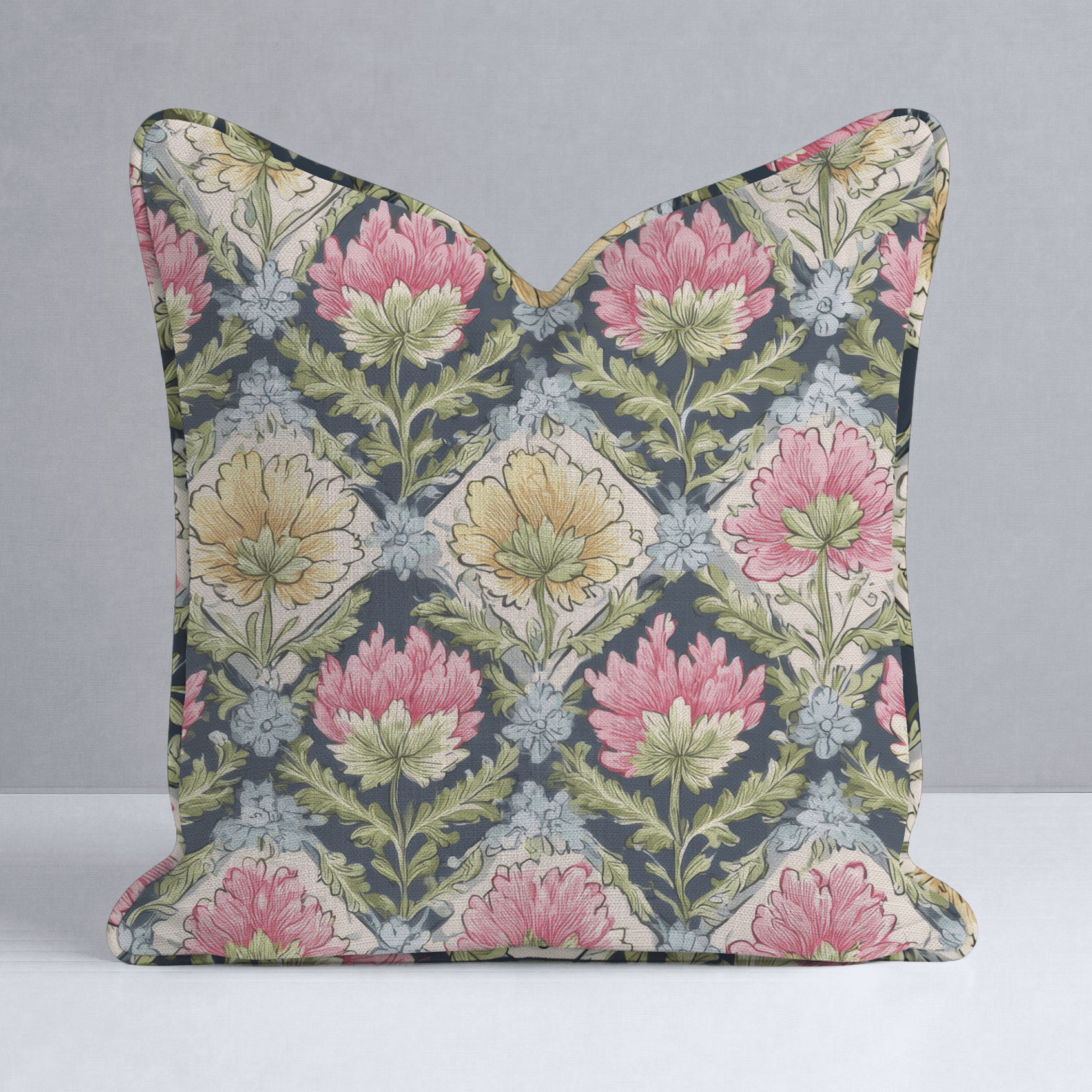 Misty Morning Throw Pillow - Lemon Park