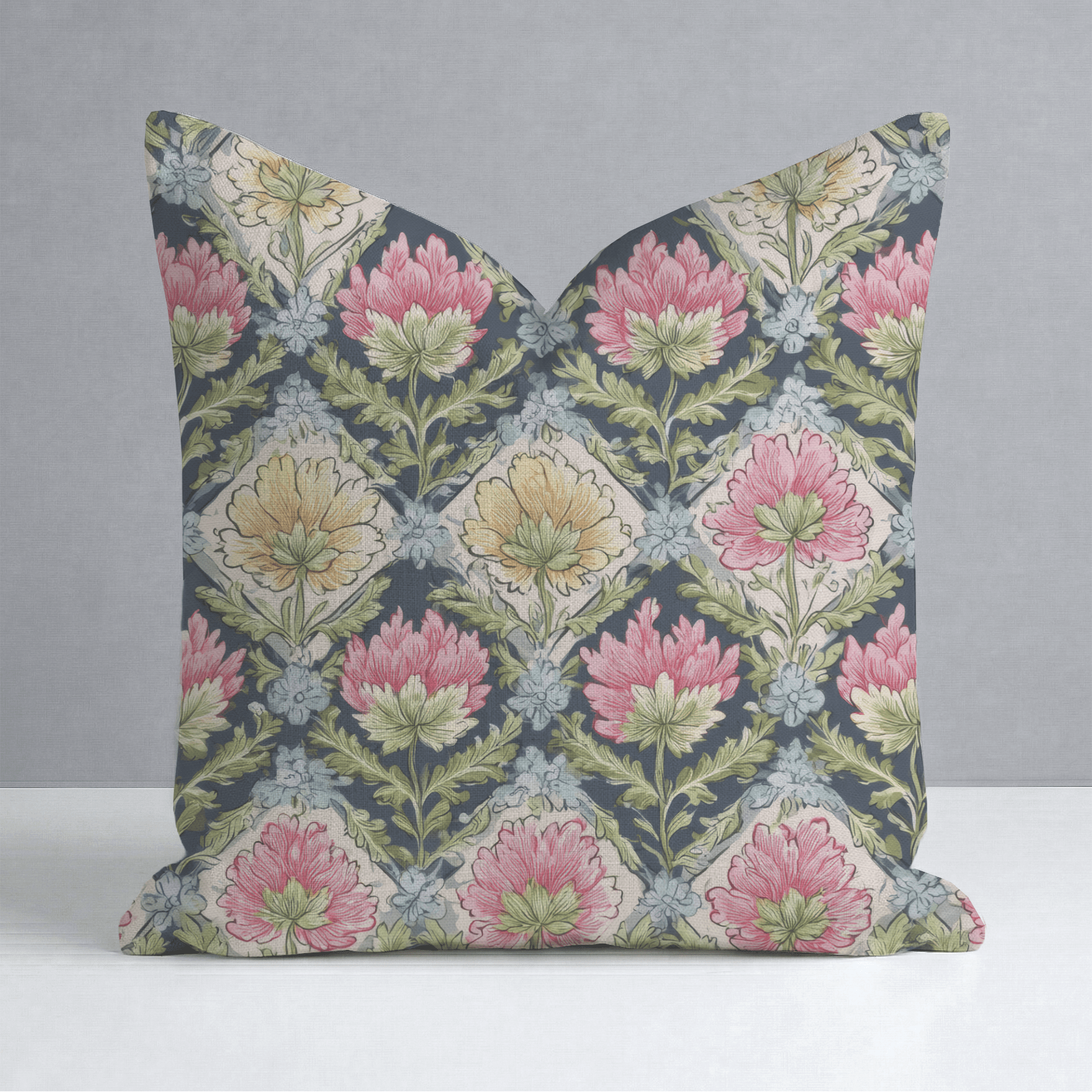 Misty Morning Throw Pillow - Lemon Park