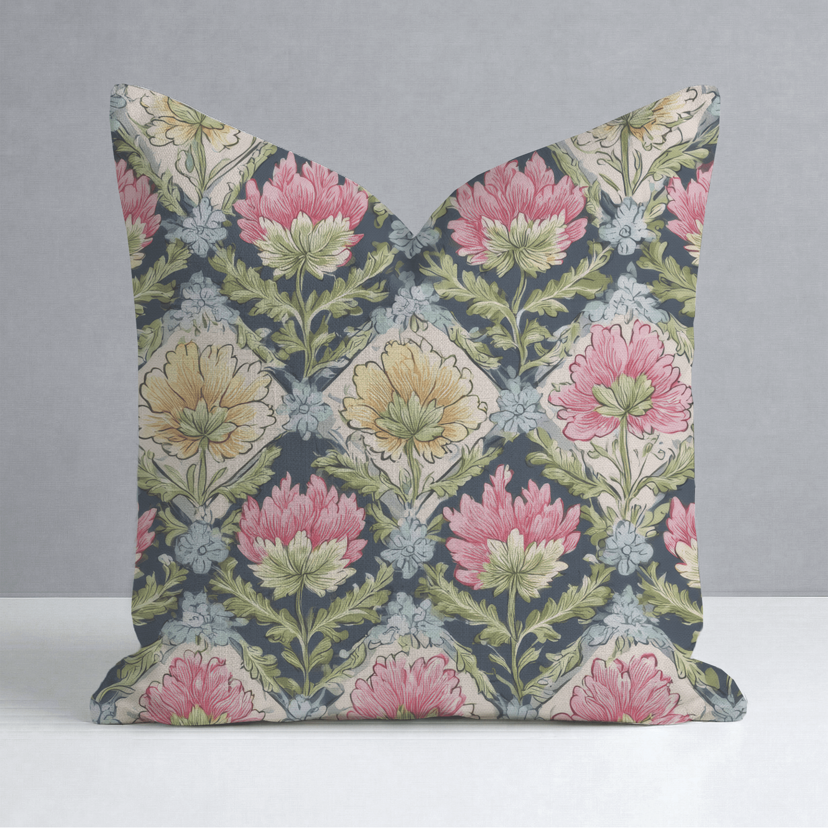 Misty Morning Throw Pillow - Lemon Park