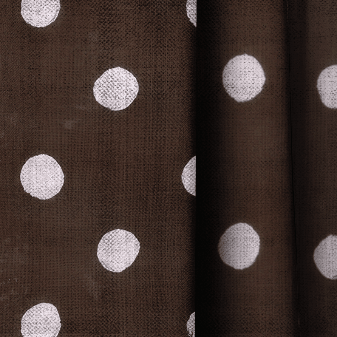 Mocha Dot - Drapery - Lemon Park