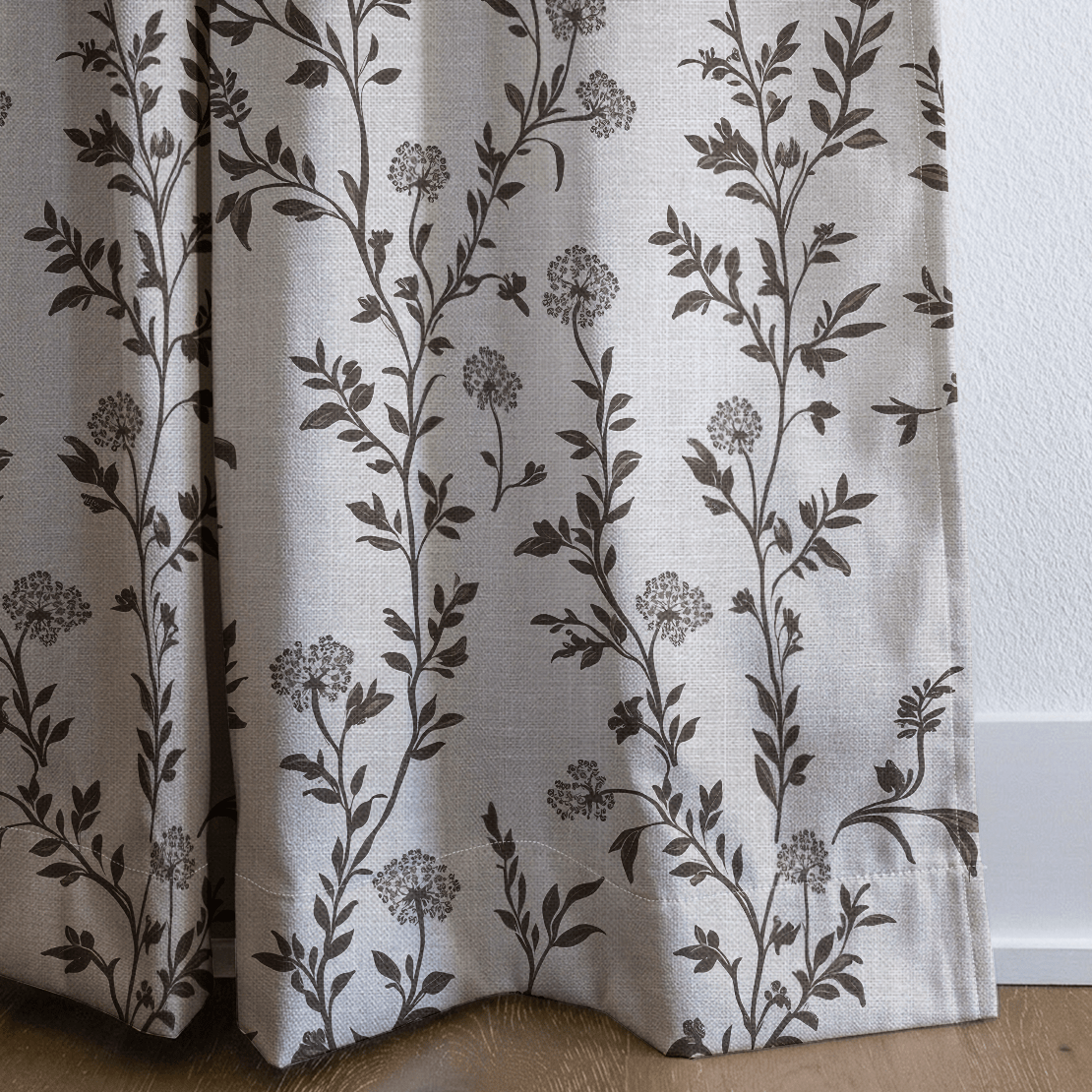 Mocha Vine - Drapery - Lemon Park