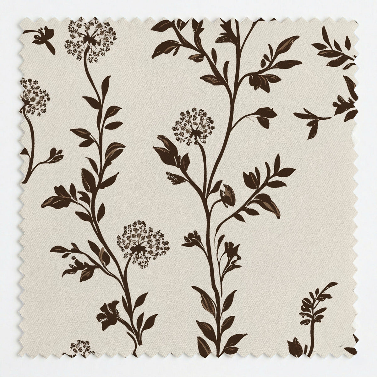 Mocha Vine - Fabric - Lemon Park