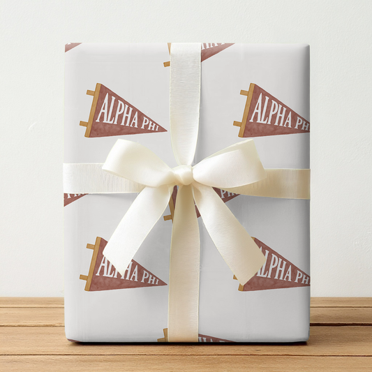 Alpha Phi Flag - Wrapping Paper