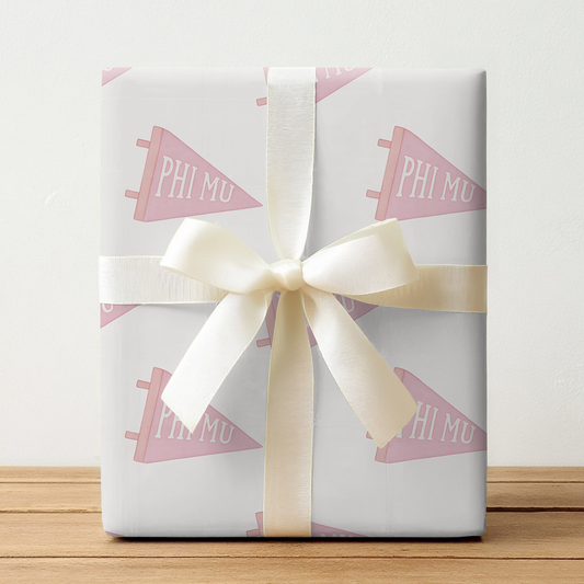 Phi Mu Flag - Wrapping Paper
