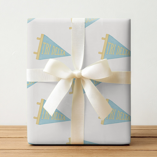 Tri Delta Flag - Wrapping Paper