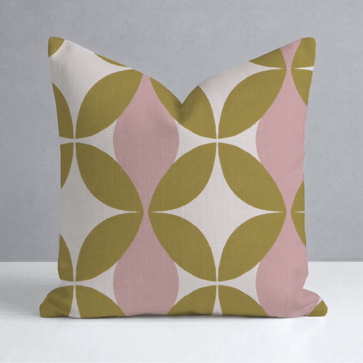Mod Petal Throw Pillow - Lemon Park