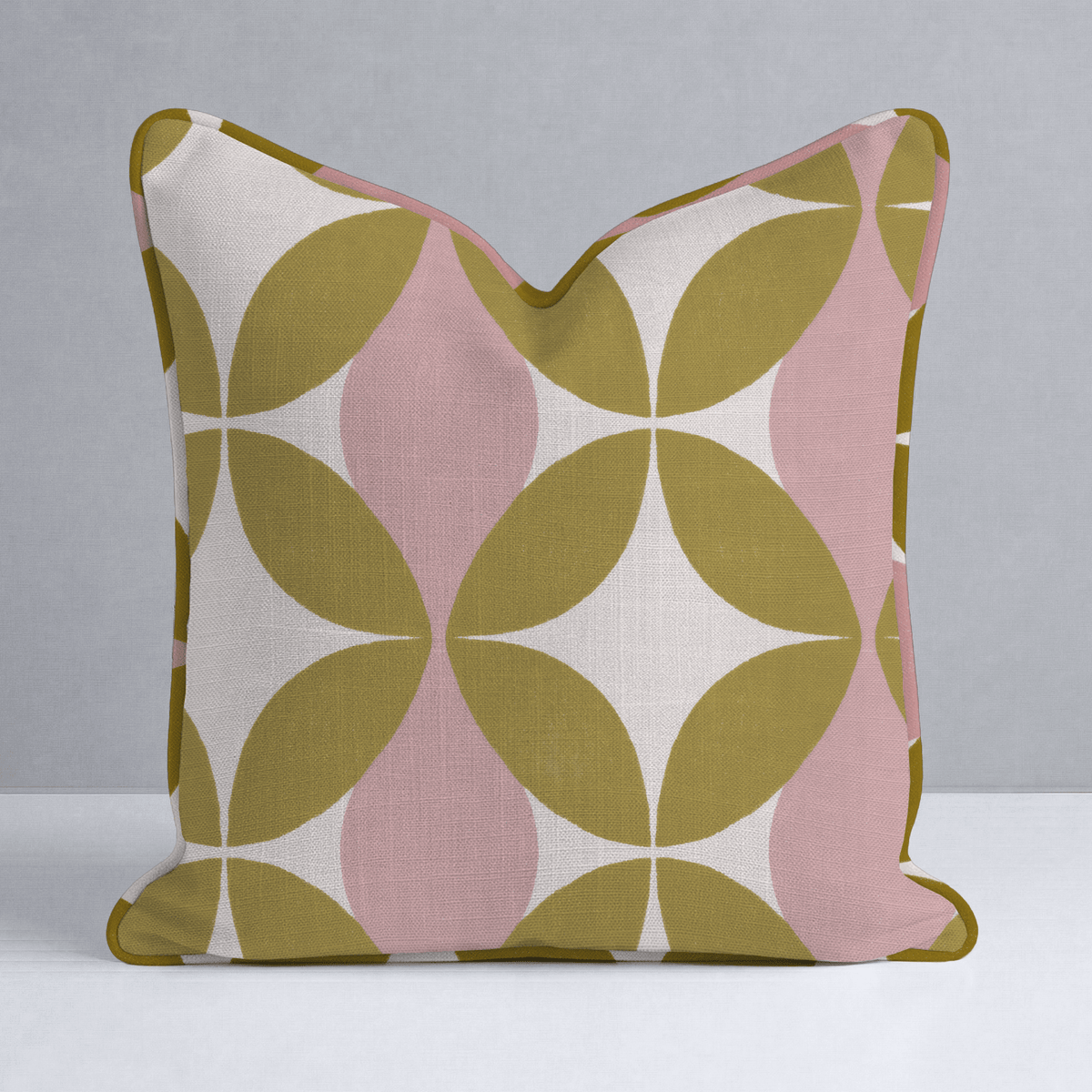 Mod Petal Throw Pillow - Lemon Park