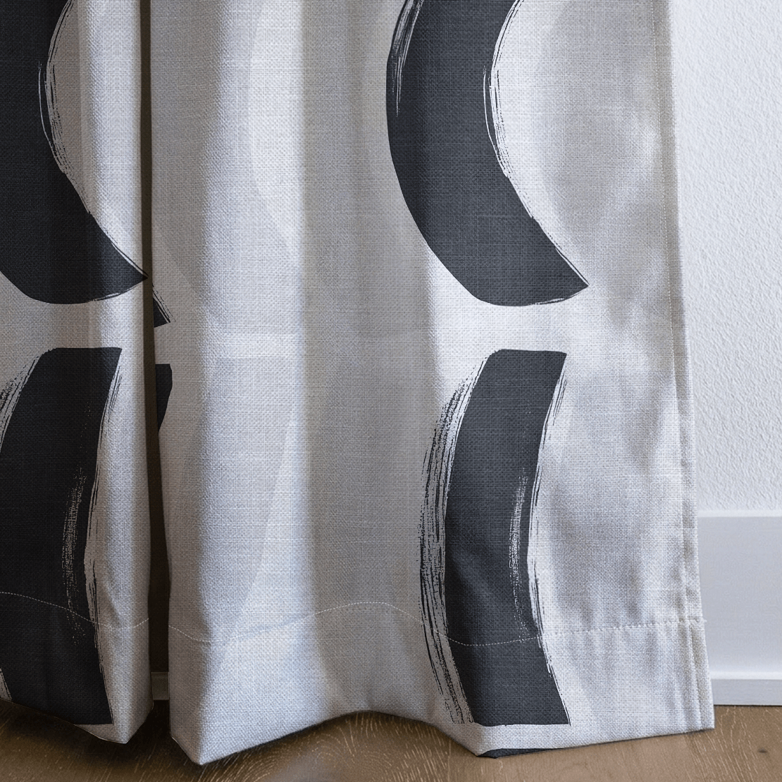 Monochrome Mood - Drapery - Lemon Park