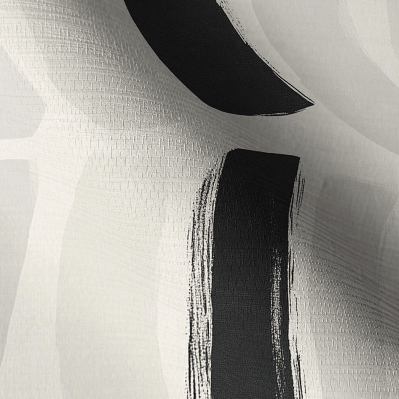 Monochrome Mood Faux Grasscloth Wallpaper - Lemon Park