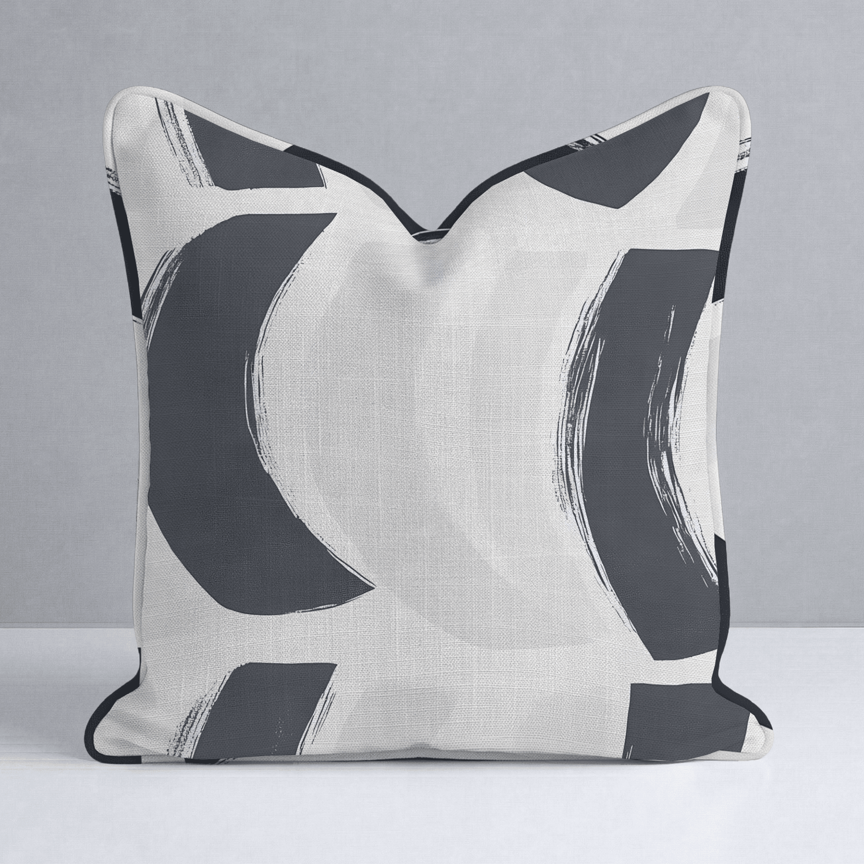 Monochrome Mood Throw Pillow - Lemon Park