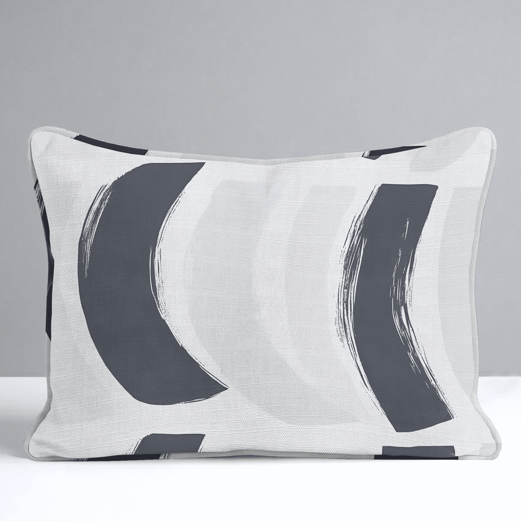 Monochrome Mood Throw Pillow - Lemon Park