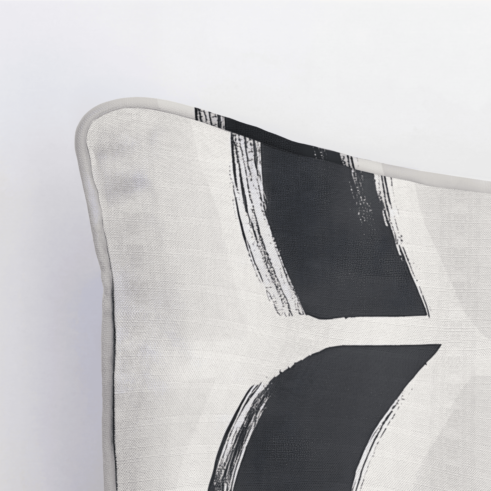 Monochrome Mood Throw Pillow - Lemon Park