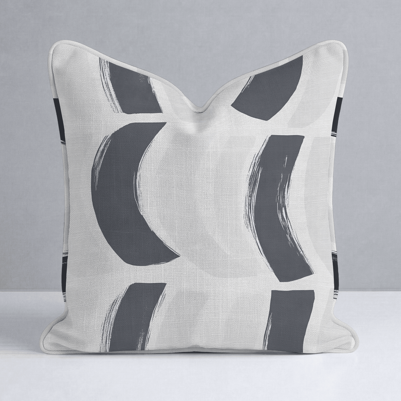 Monochrome Mood Throw Pillow - Lemon Park
