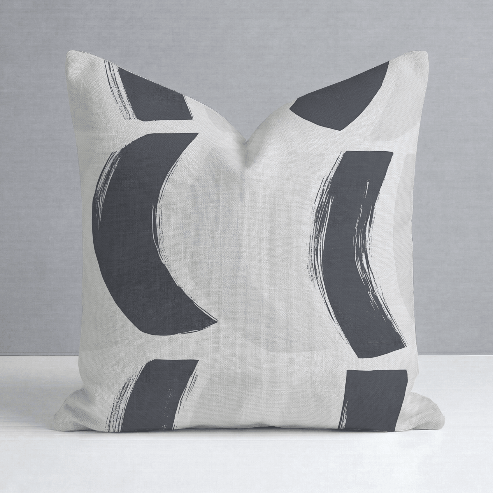 Monochrome Mood Throw Pillow - Lemon Park