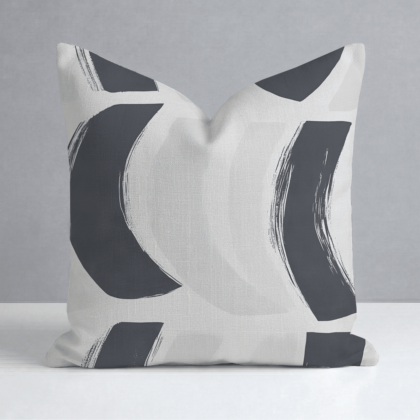 Monochrome Mood Throw Pillow - Lemon Park
