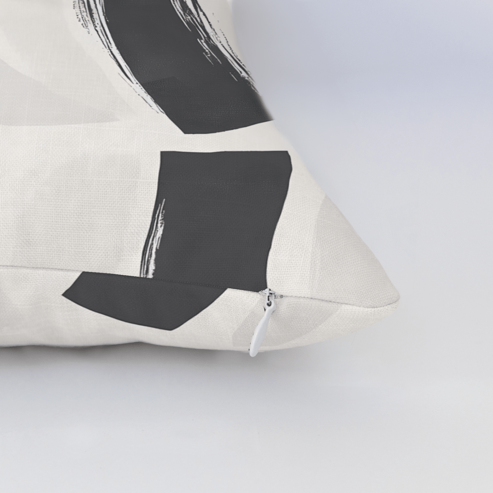 Monochrome Mood Throw Pillow - Lemon Park