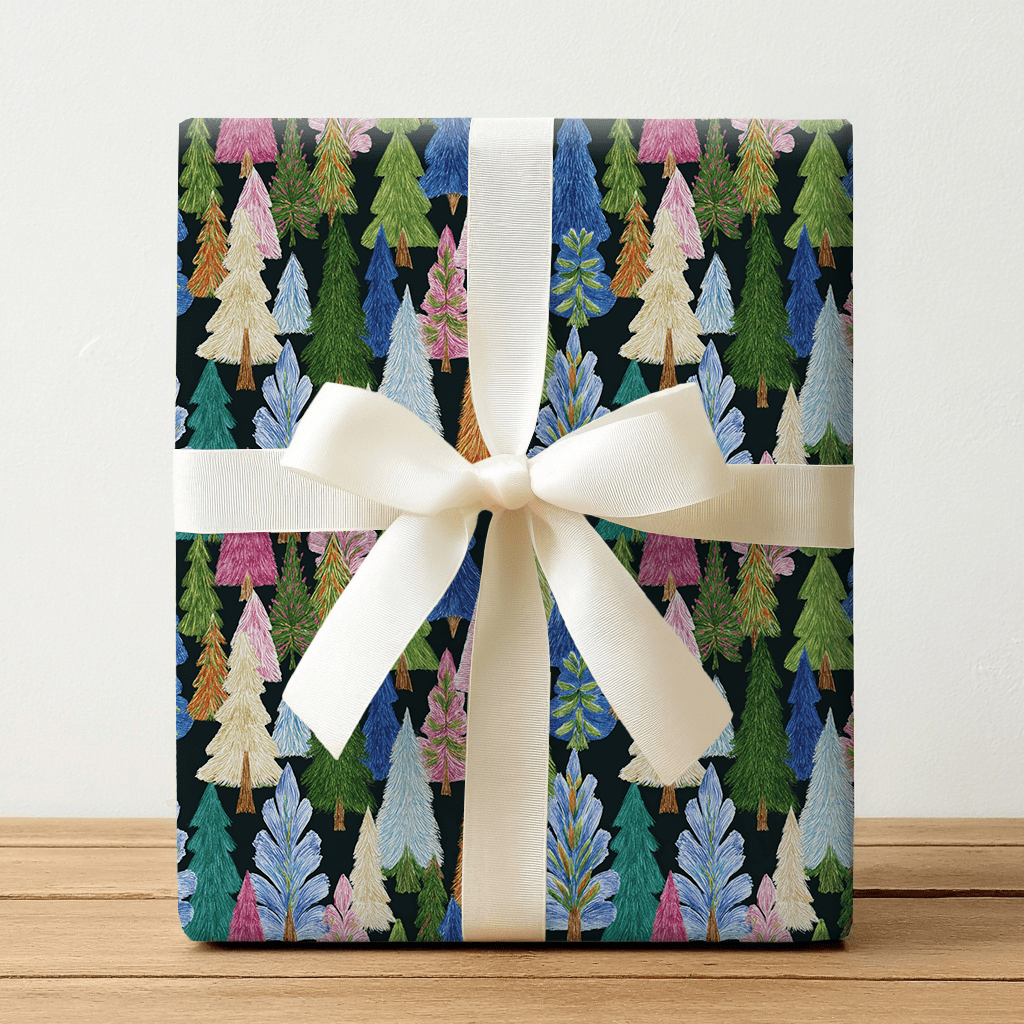 Moonlight Spruce - Wrapping Paper - Lemon Park