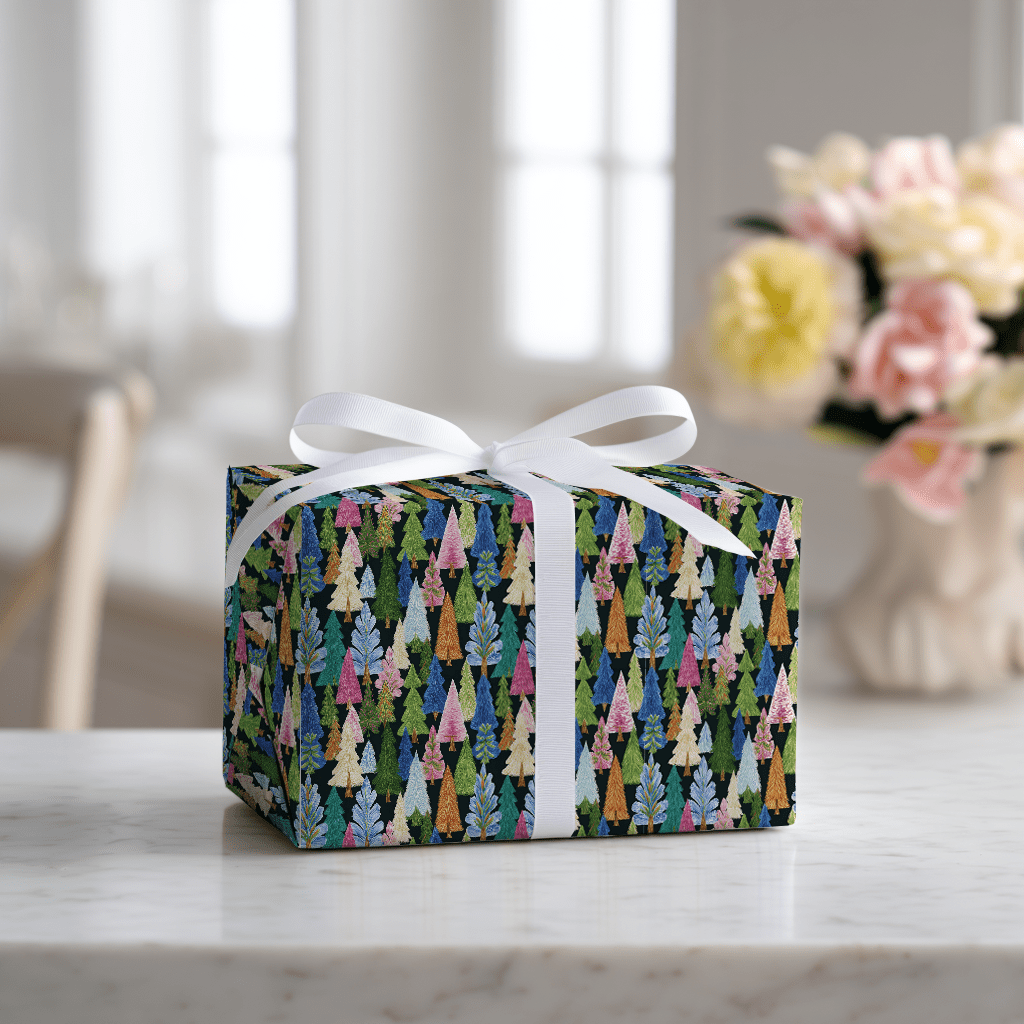 Moonlight Spruce - Wrapping Paper - Lemon Park