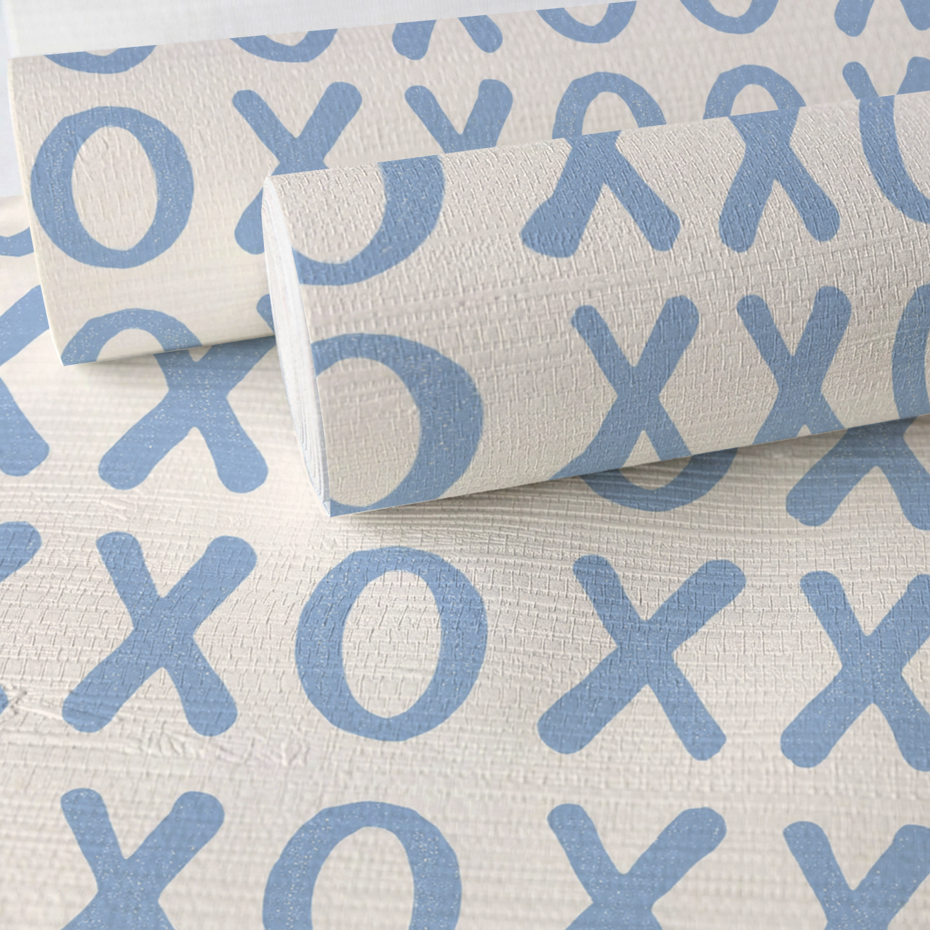 More Hugs Faux Grasscloth Wallpaper
