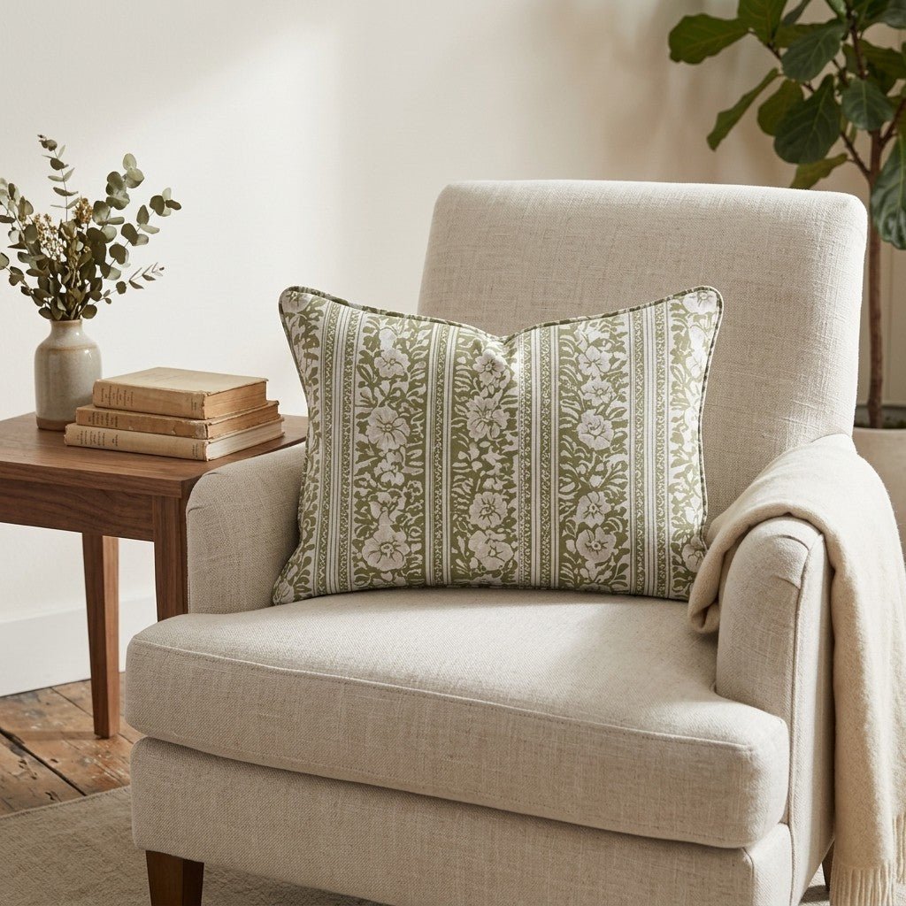 Morning Meadow Throw Pillow - Lemon Park