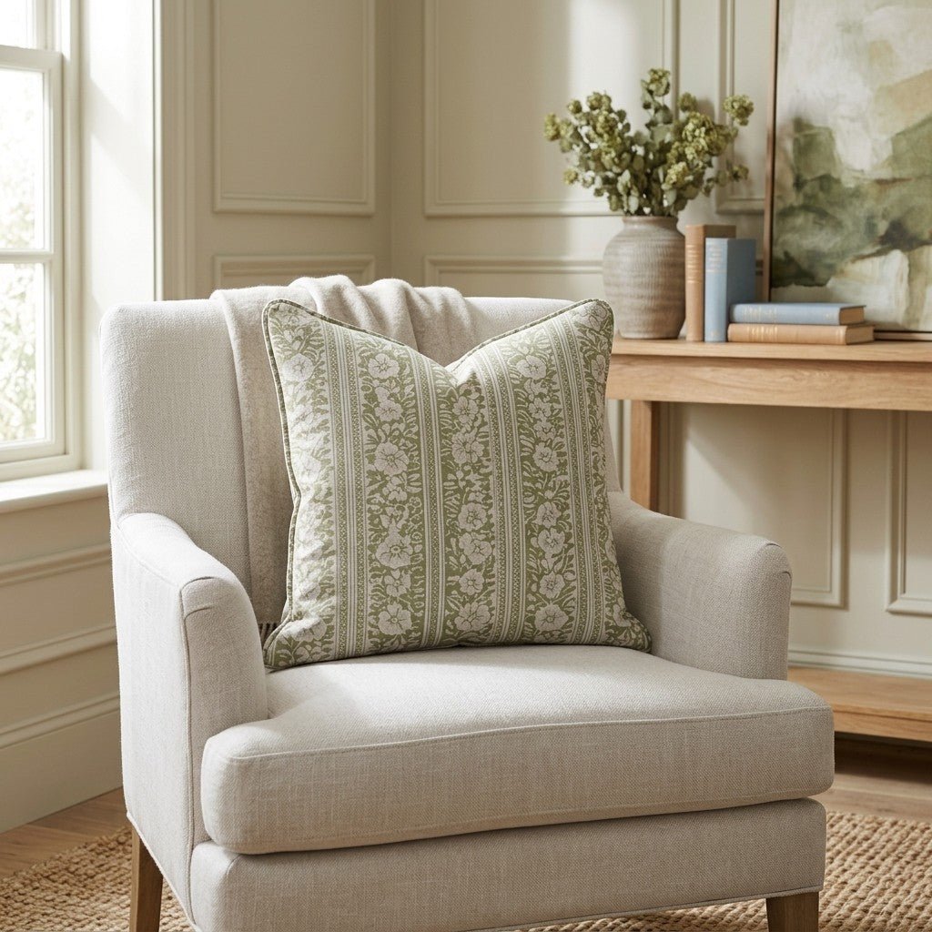 Morning Meadow Throw Pillow - Lemon Park