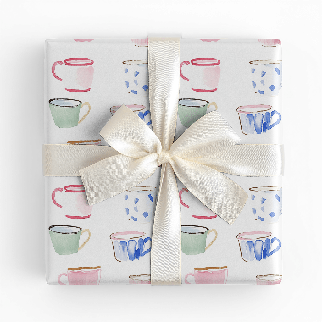 Morning Mugs - Wrapping Paper - Lemon Park