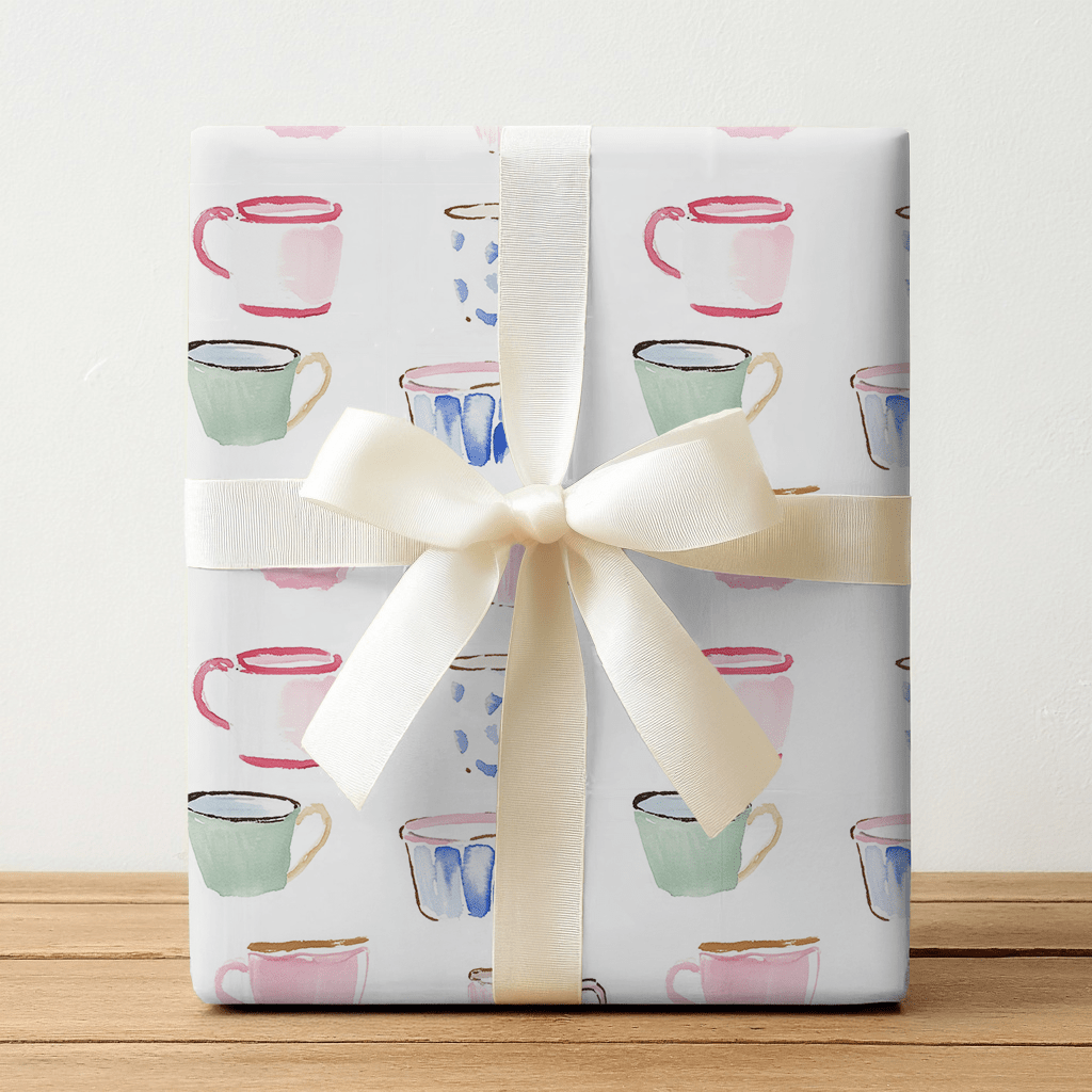 Morning Mugs - Wrapping Paper - Lemon Park