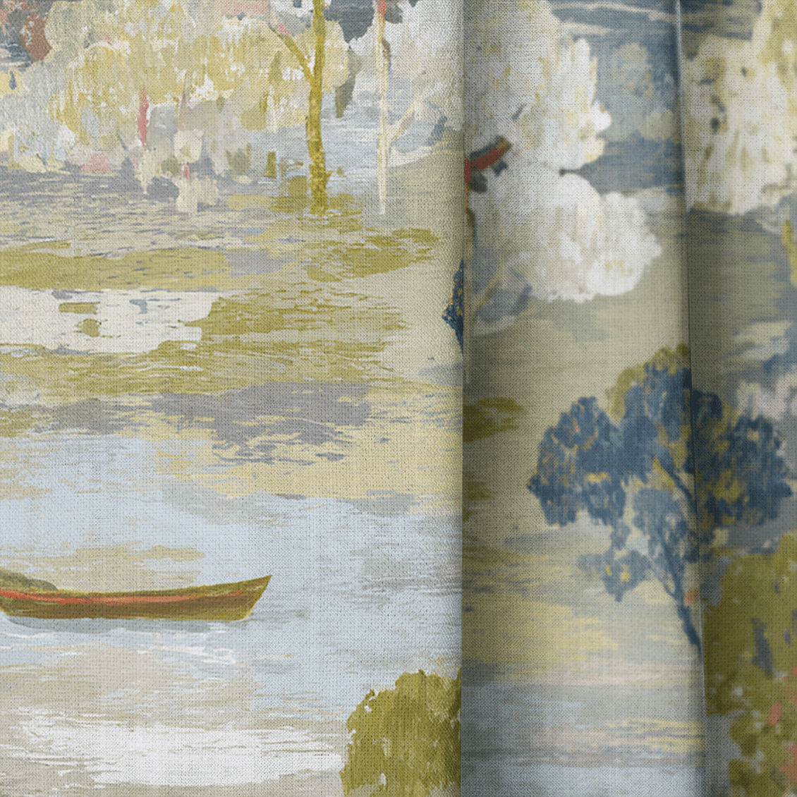 Morning Row - Drapery - Lemon Park