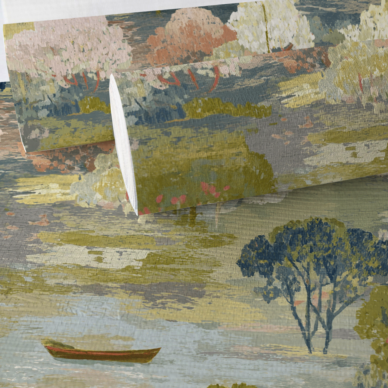 Morning Row Faux Grasscloth Wallpaper