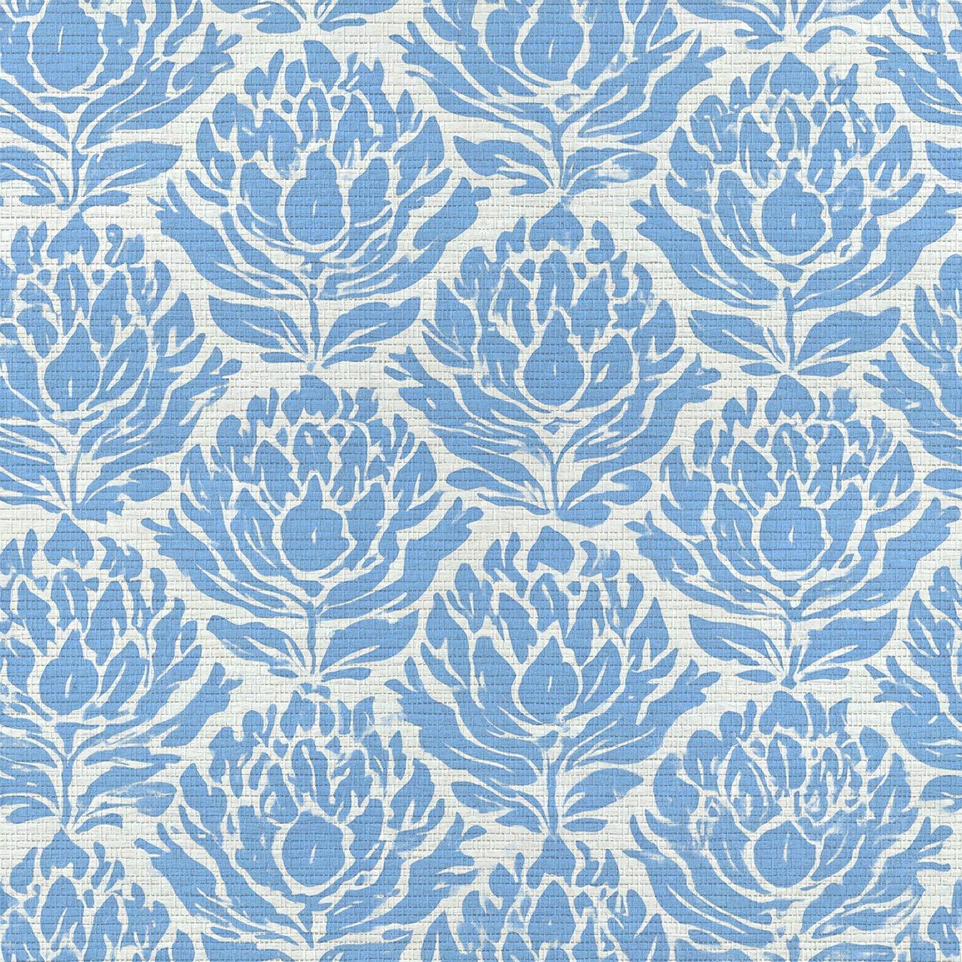 Morning Sky Faux Grasscloth Wallpaper - Lemon Park
