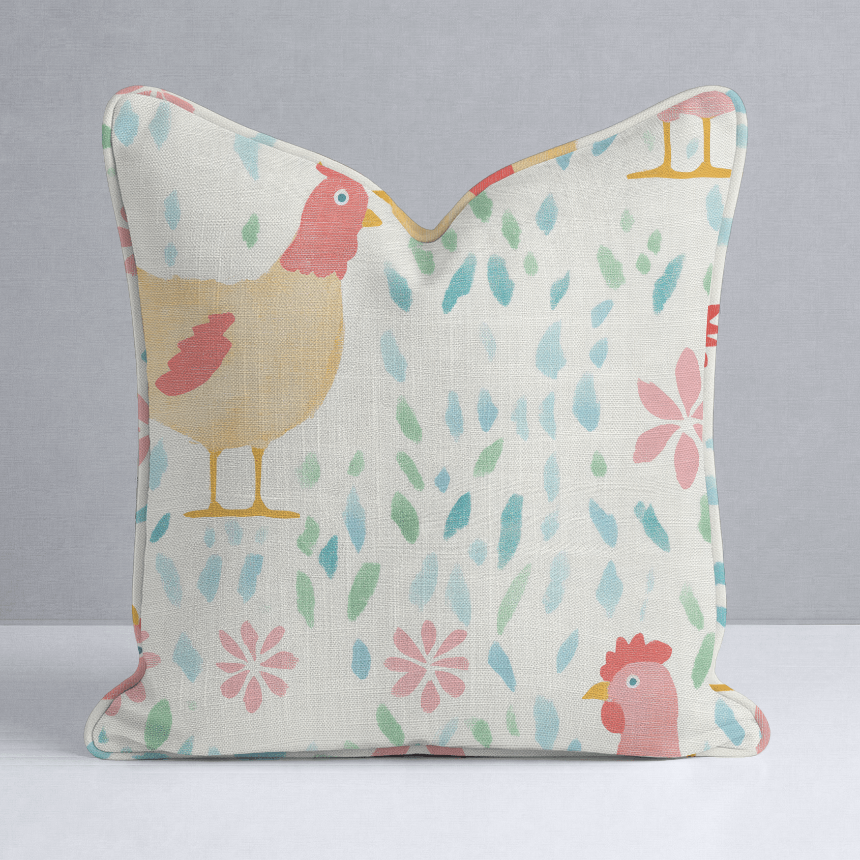 Mother Hen Throw Pillow - Lemon Park