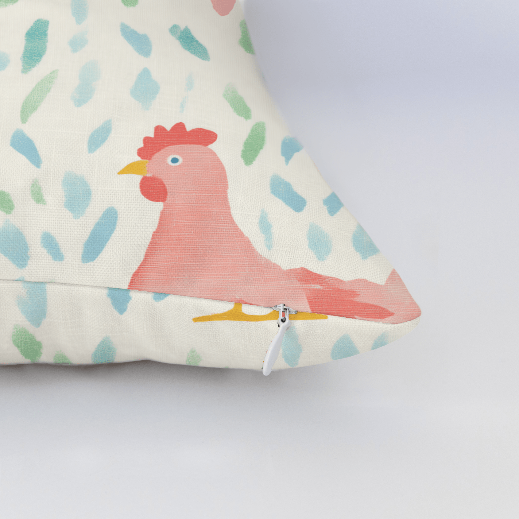 Mother Hen Throw Pillow - Lemon Park
