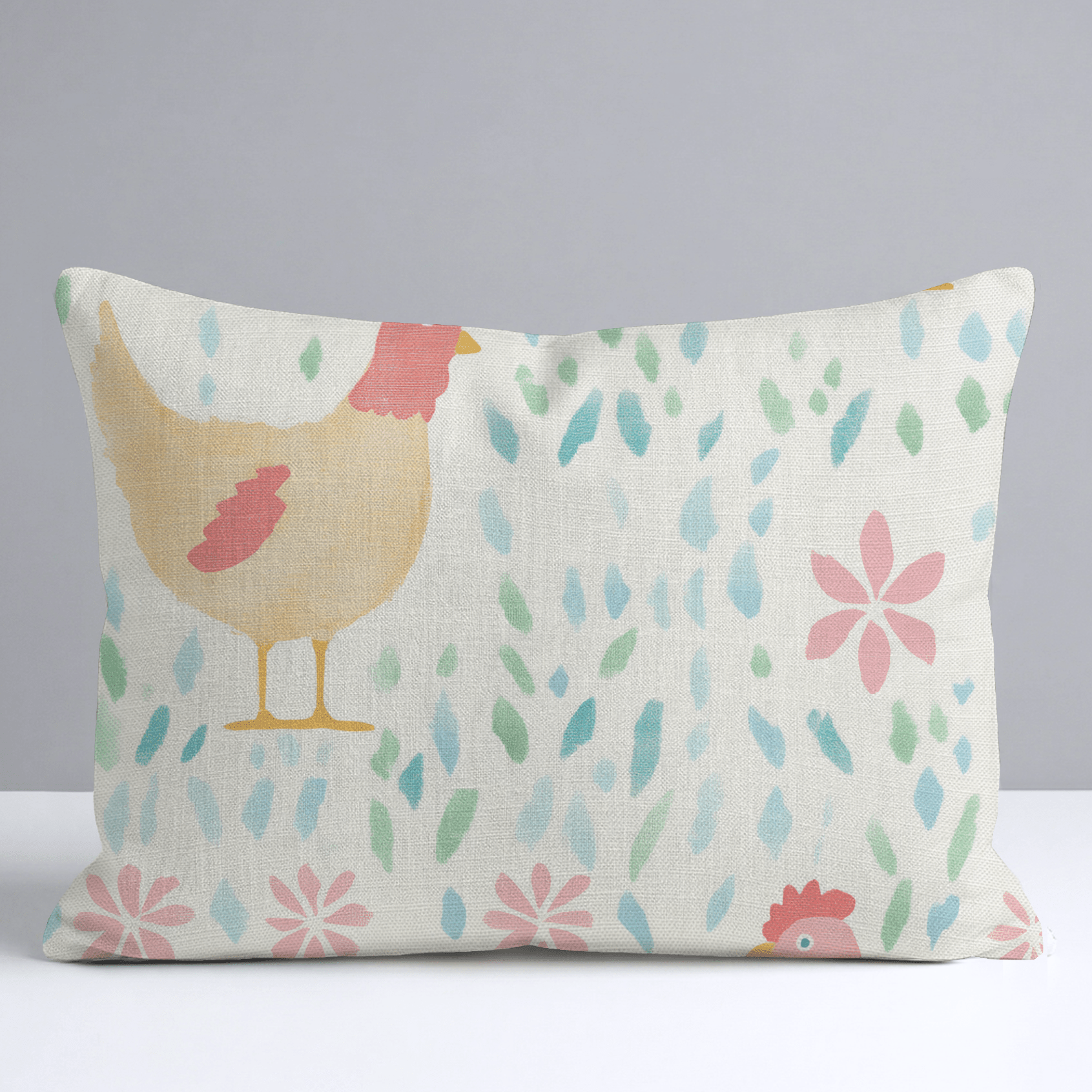 Mother Hen Throw Pillow - Lemon Park